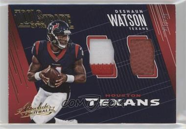 2018 Panini Absolute - Tools of the Trade Double - Prime #STD-DW.3 - Deshaun Watson /49