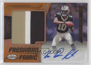 2018 Panini Certified - [Base] - Mirror Orange #235 - Freshman Fabric Signatures - Tre'Quan Smith /349