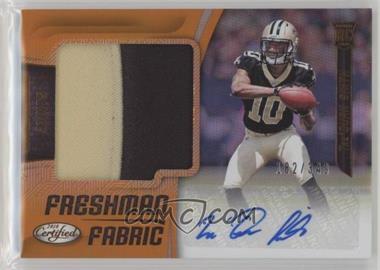 2018 Panini Certified - [Base] - Mirror Orange #235 - Freshman Fabric Signatures - Tre'Quan Smith /349