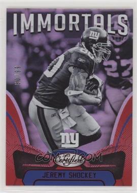 2018 Panini Certified - [Base] - Mirror Red #104 - Immortals - Jeremy Shockey /99