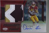 Freshman Fabric Signatures - Derrius Guice [Noted] #/75