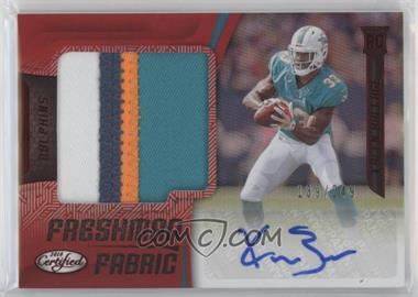 2018 Panini Certified - [Base] - Mirror Red #225 - Freshman Fabric Signatures - Kalen Ballage /249