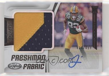 2018 Panini Certified - [Base] - Mirror #212 - Freshman Fabric Signatures - J'Mon Moore /499