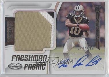 2018 Panini Certified - [Base] - Mirror #235 - Freshman Fabric Signatures - Tre'Quan Smith /499