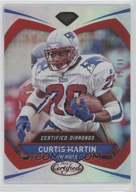 2018 Panini Certified - Certified Diamonds - Mirror Red #7 - Curtis Martin /99