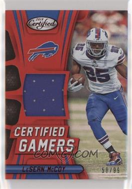 2018 Panini Certified - Certified Gamers - Mirror Red #CG-LM - LeSean McCoy /99