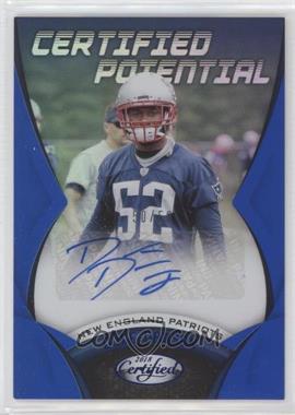 2018 Panini Certified - Certified Potential Signatures - Mirror Blue #CPS-DD - Duke Dawson /50