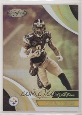 2018 Panini Certified - Gold Team #GT-ANB - Antonio Brown