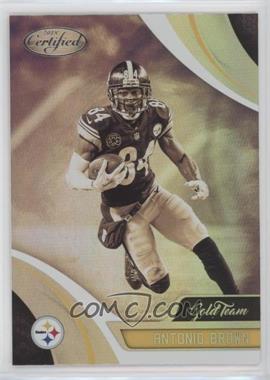 2018 Panini Certified - Gold Team #GT-ANB - Antonio Brown