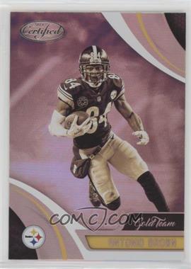 2018 Panini Certified - Gold Team #GT-ANB - Antonio Brown