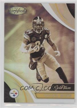 2018 Panini Certified - Gold Team #GT-ANB - Antonio Brown