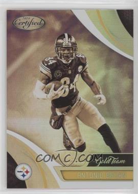 2018 Panini Certified - Gold Team #GT-ANB - Antonio Brown