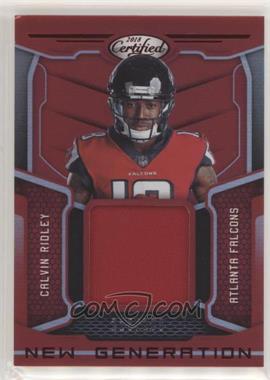 2018 Panini Certified - New Generation Jerseys - Mirror Red #10 - Calvin Ridley /299 [EX to NM]