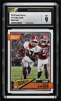 Rookies - Nick Chubb [CSG 9 Mint] #/50