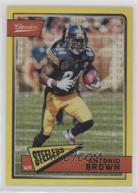 2018 Panini Classics - [Base] - Optichrome Premium Edition Timeless Tributes Gold #79 - Antonio Brown /65