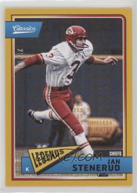 2018 Panini Classics - [Base] - Timeless Tributes Gold #140 - Legends - Jan Stenerud /99