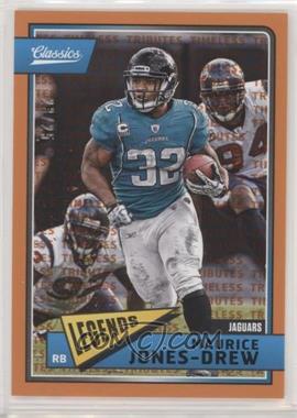 2018 Panini Classics - [Base] - Timeless Tributes Orange #137 - Legends - Maurice Jones-Drew /25