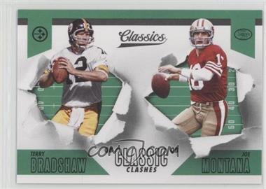 2018 Panini Classics - Classic Clashes #8 - Terry Bradshaw, Joe Montana