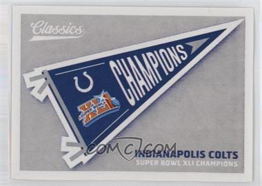 2018 Panini Classics - Team Pennants #4 - Indianapolis Colts