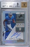 Rookie Ticket RPS - Kerryon Johnson [BGS 9 MINT] #/49