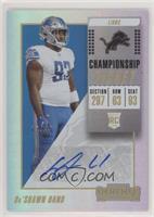 Rookie Ticket Autograph - Da'Shawn Hand #/25