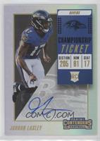 Rookie Ticket Autograph - Jordan Lasley #/49