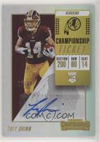 Rookie Ticket Autograph - Trey Quinn #18/49