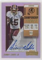 Rookie Ticket Autograph - Simmie Cobbs Jr. #/49