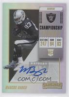 Rookie Ticket Autograph - Marcus Baugh #/49