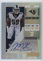 Rookie Ticket Autograph - Micah Kiser #/49