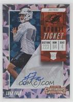 Rookie Ticket Autograph - Luke Falk #/24