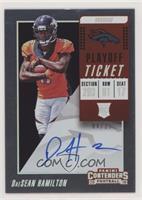 Rookie Ticket RPS Variation - DaeSean Hamilton #/25