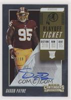 Rookie Ticket Autograph - Daron Payne [EX to NM] #33/99