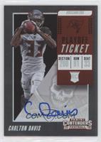 Rookie Ticket Autograph - Carlton Davis #/99