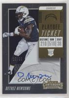 Rookie Ticket/Rookie Ticket Variation - Detrez Newsome #/99