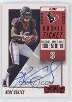 Rookie Ticket RPS Variation - Keke Coutee [EX to NM]