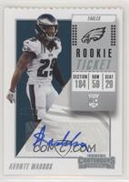 Rookie Ticket Autograph - Avonte Maddox #/29