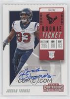 Rookie Ticket Autograph - Jordan Thomas #/83