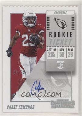 2018 Panini Contenders - [Base] - Stubs #180 - Rookie Ticket Autograph - Chase Edmonds /29