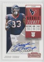 Rookie Ticket/Rookie Ticket Variation - Jordan Thomas #/83