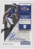 Rookie Ticket/Rookie Ticket Variation - Jordan Lasley #/17