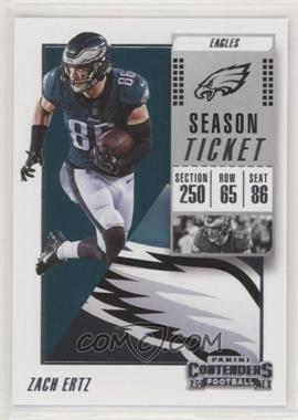 2018 Panini Contenders - [Base] #100 - Zach Ertz