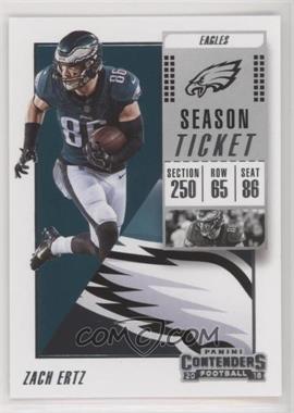 2018 Panini Contenders - [Base] #100 - Zach Ertz