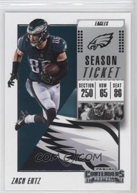 2018 Panini Contenders - [Base] #100 - Zach Ertz