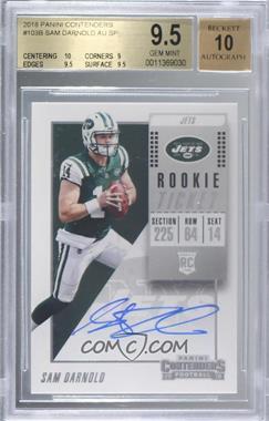 2018 Panini Contenders - [Base] #103.2 - Rookie Ticket RPS Variation - Sam Darnold [BGS 9.5 GEM MINT]