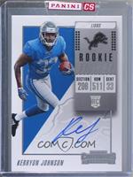 Rookie Ticket RPS - Kerryon Johnson [Uncirculated]