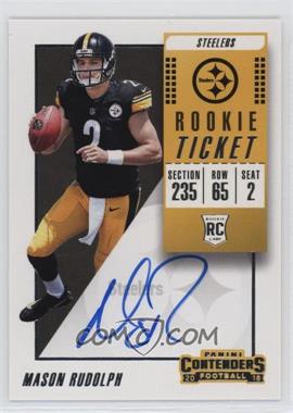 2018 Panini Contenders - [Base] #125.1 - Rookie Ticket RPS - Mason Rudolph