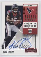 Rookie Ticket RPS Variation - Keke Coutee