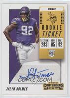 Rookie Ticket Autograph - Jalyn Holmes