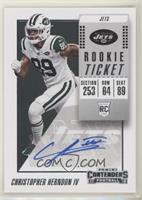 Rookie Ticket Autograph - Chris Herndon IV